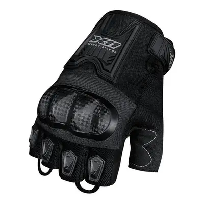 Luva para Motociclista X11 modelo Blackout 2 Meio Dedo Masculina Preto