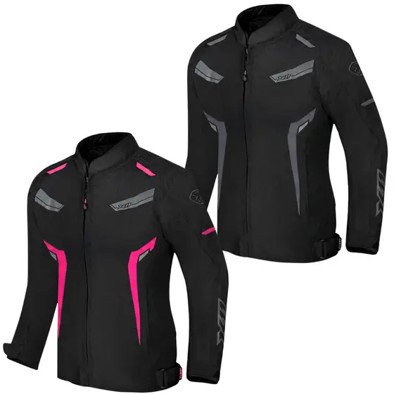 Jaqueta Feminina para Motociclista Com Proteções Original X11 modelo One Sport 100% Impermeável