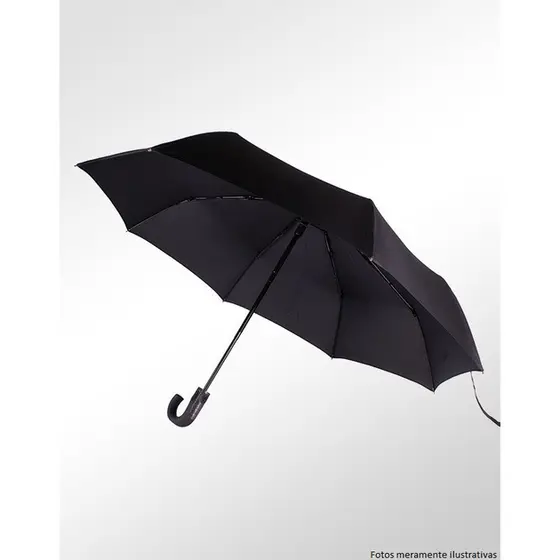 Guarda Chuva Automático Grande Proteção Solar UV Sombrinha Reforçado Blackout Corta Vento 10 Varetas