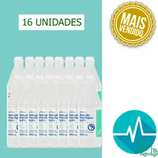 Soro Fisiológico Farmax 0,9% 500ml 16 Unidades
