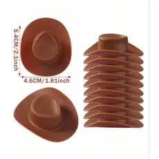 chapéu Mini cowboy para bonecas 5,5x4,5 cm – festa boiadeira lembrancinha fazendinha