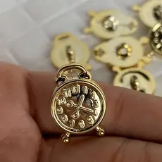 Aplique mini relógio 1x5x2,2cm 10 unidades