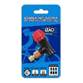 Bomba Encher Pneus Para Co2 16g Bicicleta Bike Ciclismo Leao