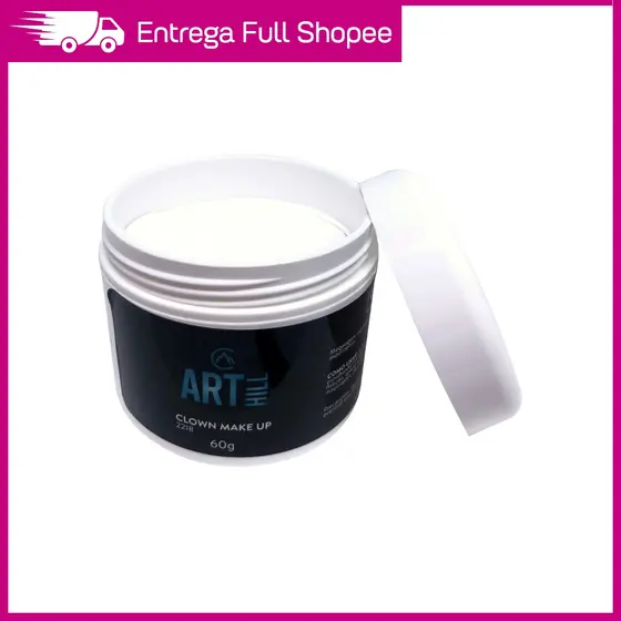 Clown Makeup Branco Catharine Hill Grande 60g Maquiagem Artística Profissional