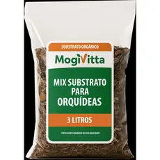 Substrato Balanceado Para Orquídeas 100% Natural - Mix Casca de Pinus Carvão Chip de Coco Musgo