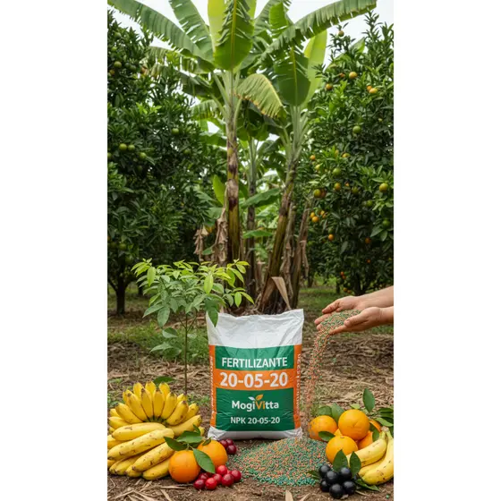 Adubo Fertilizante Especial Árvore Frutífera Npk Frutas - Bananeira Jabuticaba Laranja Acerola - 3kg