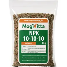 NPK 10-10-10 - Adubo Fertilzante p/ Frutas Flor Gramado - Crescimento Enraizamento Manutenção