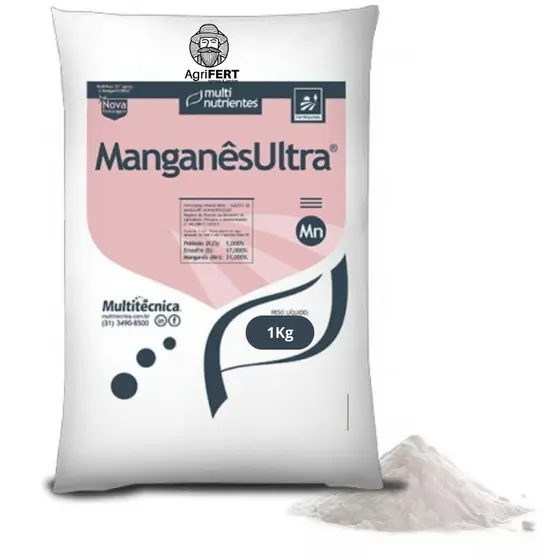 Fertilizante Adubo Sulfato de Manganês 1kg