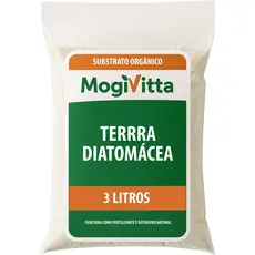 Terra Diatomáceas - Adubo e Defensivo Natural p/ Plantas - Repelente de Pulgões Ácaro e Cochonilhas