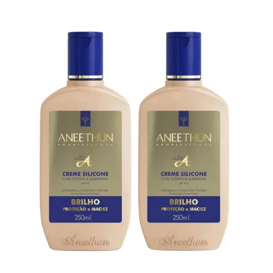 Kit Creme De Silicone Aneethun Linha A 250ml Cada 2 Unidades