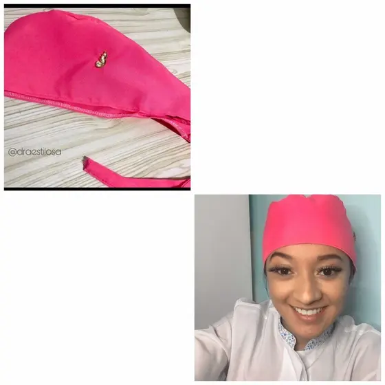 GORRO unissex DE AMARRAR ABERTA DENTISTA, ENFERMAGEM, COZINHA, MEDICINA, CIRURGIA