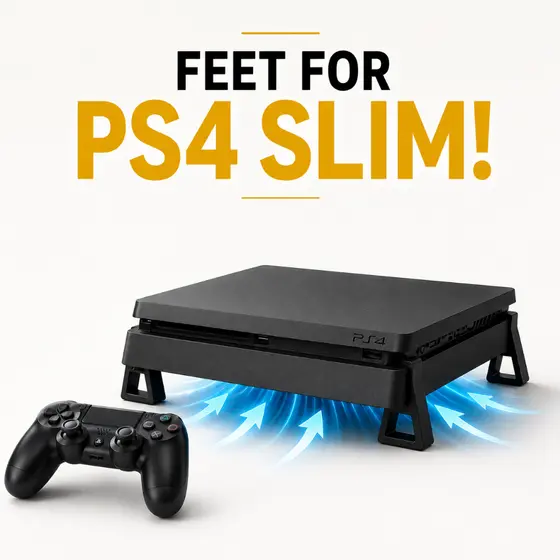 Kit Suporte pezinho Ps4 Horizontal Playstation 4