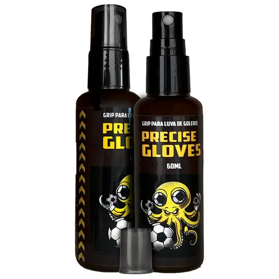 Kit 2 Cola Spray Grip Luvas De Goleiro 60ml De Futebol Cola Luvas Precise Gloves Gruda