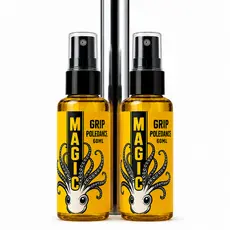 Kit 2 Poulpo Sports Mágic Grip Poledance 60ml Cola Líquida Para Pole Dance E Esportiva