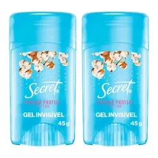 Kit 2 Desodorantes em Gel Secret Algodão 45g