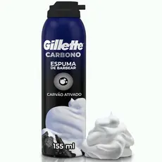 Espuma de Barbear Gillette Carbono 155ml