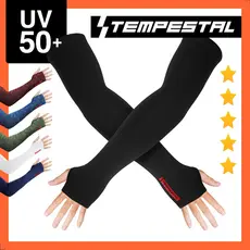 Manguitos Proteção UV50+ Compressão Tempestal Ciclismo Moto Secagem Rápida