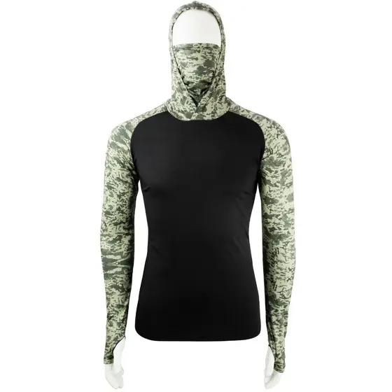 Camisa Uv50 Ninja Camuflada Térmica Proteção Solar Tempestal Militar Bege