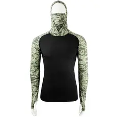 Camisa Uv50 Ninja Camuflada Térmica Proteção Solar Tempestal Militar Bege