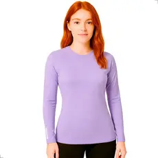 Camisa Térmica Feminina Lilás Proteção Uv50 Segunda Pele Tempestal