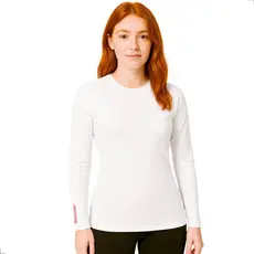 Camisa Térmica Feminina Manga Longa Prot UV50+ Branca