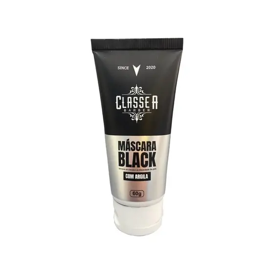 Máscara Facial Black Classe A 60g Peel Off Com Argila Preta Removedora De Cravos E Oleosidade 1un
