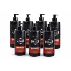 6X Shaving Em GeL 500G Para Navalhar Pra Fazer Barba, Pezinho E Navalhado Pele Hidratada E Macia 6UN