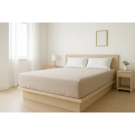 lençol King com elástico 2,03m x 1,93m x 40cm