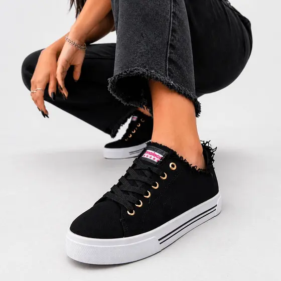 Tenis Moleca Lona Sider Desfiado Original Feminino Confortável Casul Delicado