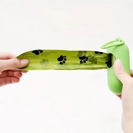 Kit Rolos Sacos De Lixo Para Cães Saco Biodegradável Animais De Estimação , Cocô De Cachorro Com Dispenser