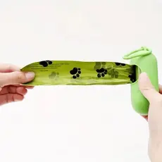 Kit Rolos Sacos De Lixo Para Cães  Saco Biodegradável Animais De Estimação , Cocô De Cachorro Com Dispenser
