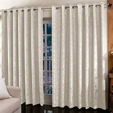 Cortina Jacquard Cetinado para Quarto 2,80m x 1,90 m
