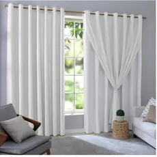 Cortinas Sala 100%Blackout Pvc 2,80x2,70 Quebra Luz Varias Cores