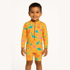 Macaquinho Moda Praia Infantil Traje de Banho Masculino Roupa de Proteção UV Para Criança 1 a 6 anos