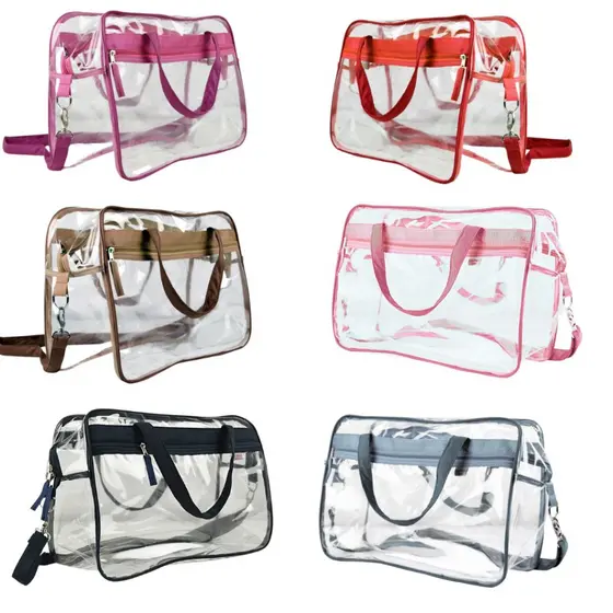 Bolsa Mala Maternidade Transparente Mamãe Bebê - Diversas Cores