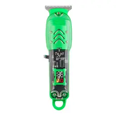 JS Máquina de Cortar Cabelo Profissional Acabamento Aparador Verde