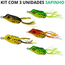 Isca de plástico macio semelhante a rã com ganchos de pesca, isca artificial com olhos 3d 4g