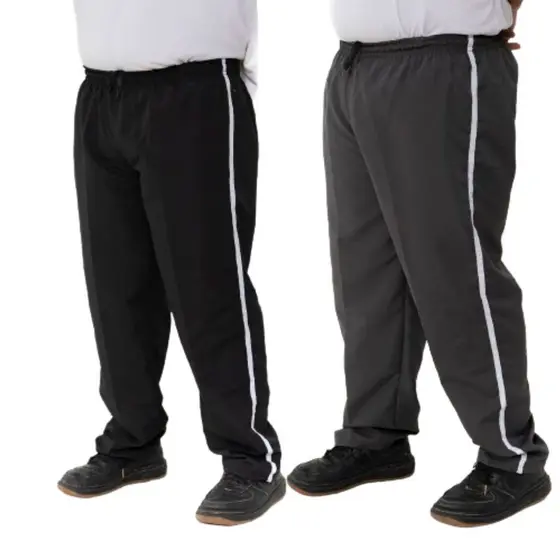 Kit 2 Calças Tactel Masculina Plus Size 1 Bolso Calça Tactel Masculina Plus Size Diversas Cores Atacado