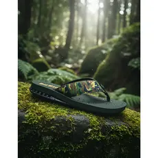 Chinelo Com Salto DuRio Air Camuflado Top Indicado Esporão e Fascite
