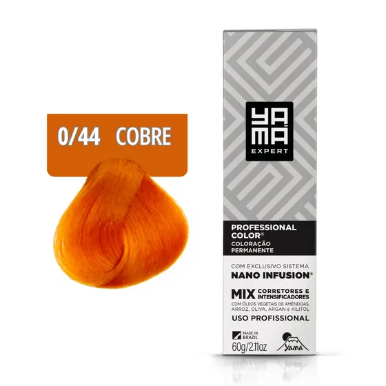 Coloração Yamá Creme Professional Color Nano Infusion Mix Cobre