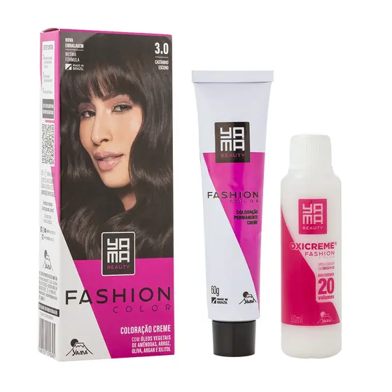 Coloração Yamá Beauty Care Mini Kit Fashion Color 3.0