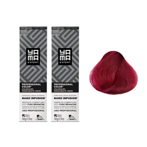 Kit C/2 Coloração Nano Infusion Yama  9.26 Louro Mt Claro Irisado Av Marsa