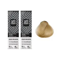 Kit C/2 Coloração Yama Nano Infusion 9.13 Louro Muito Claro Acinz Dourado