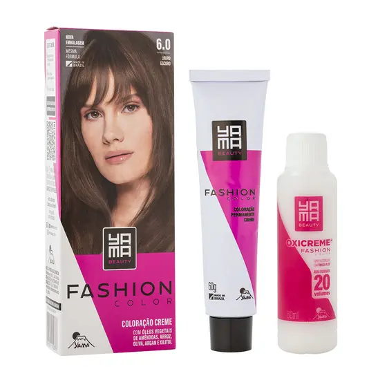 Coloração Yamá Beauty Care Mini Kit Fashion Color 6.0