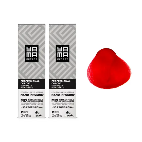 Kit C/2 Coloração Nano Mix Vermelho Yamá