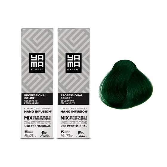 Kit C/2 Coloração Nano Mix Verde Yamá