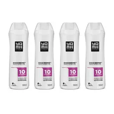 Kit Água Oxigenada Cremosa Yama 10Vol  900ml com 4 Unidades