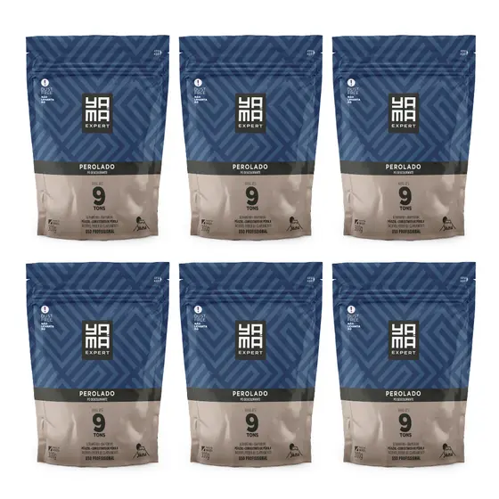 Kit Pó Descolorante Yamá Perolado Refil  300g com 6/Un