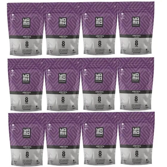 Kit Pó Descolorante Yama Ametista Refil 300g com 12/un