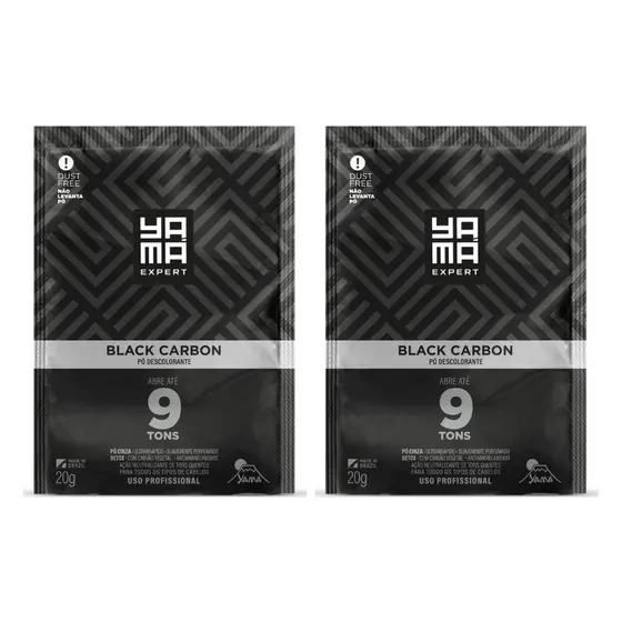 Kit 2 Pó Descolorante Black Carbon 50g